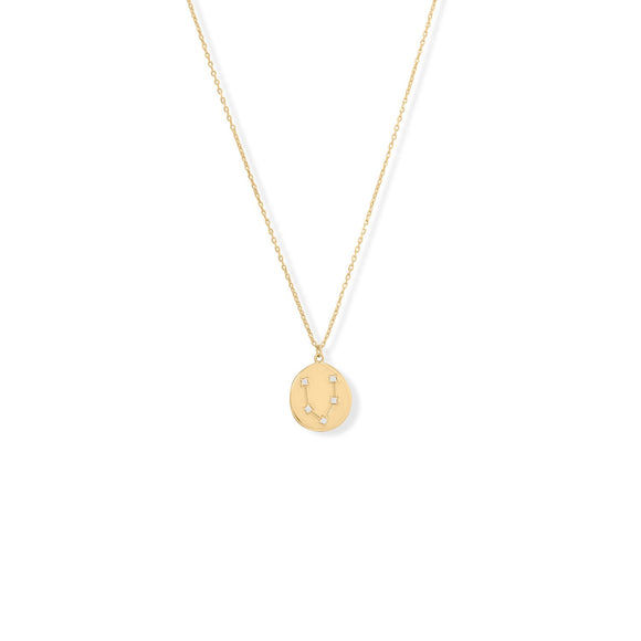 Pisces Coin Necklace