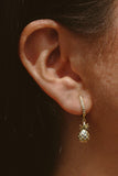 Sweetness! Gold Plated Pineapple Earrings