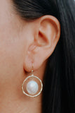 Oblong Pearl Earrings